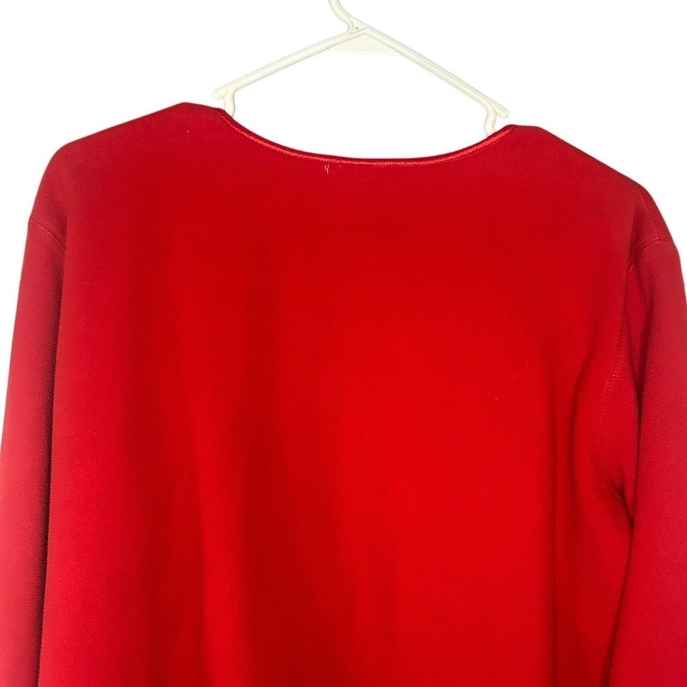 Disney fleece sweatshirt red Mickey size medium - Picture 3 of 10